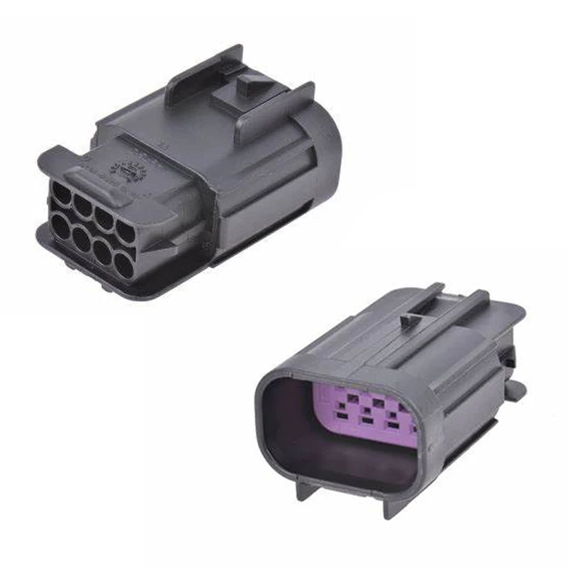 Delphi 15326840 Automotive Connector - 8 Pin Male Black