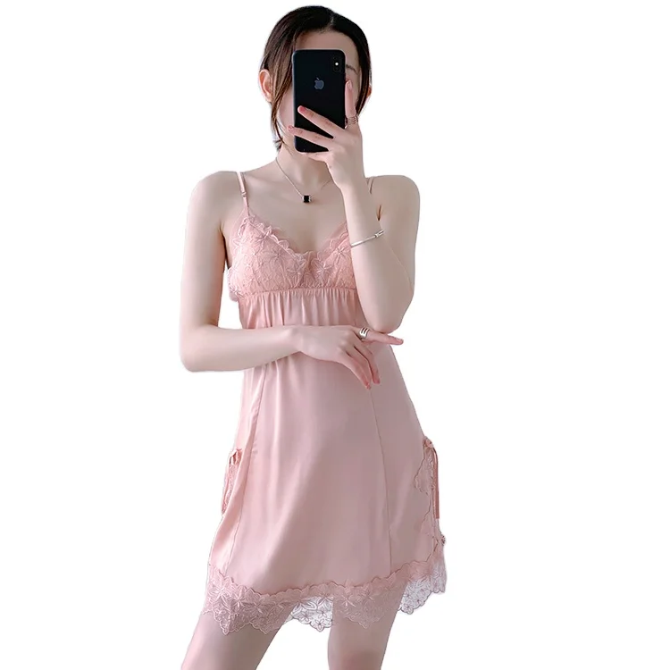 silk sleep slip dress