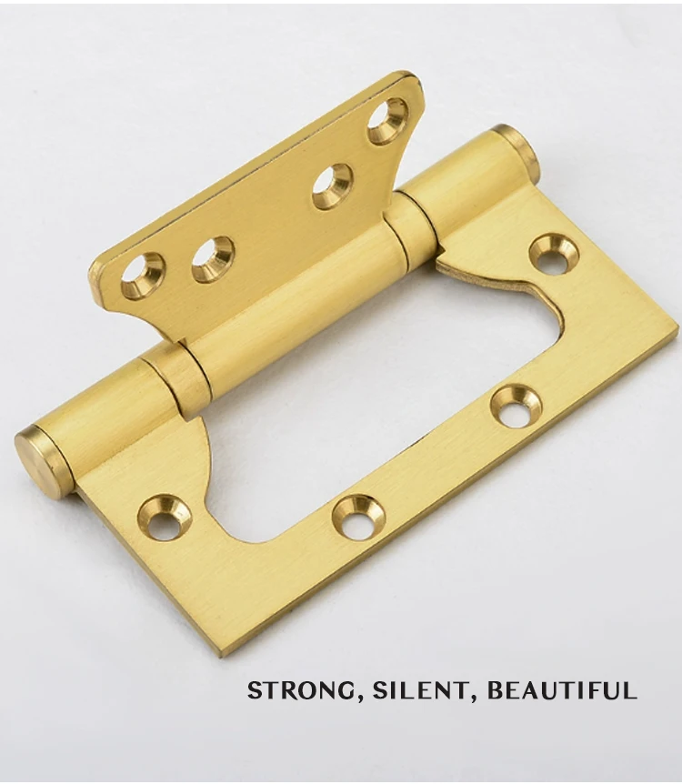 High Quality Customized Solid Brass All Bearing Entry Door Hinges For