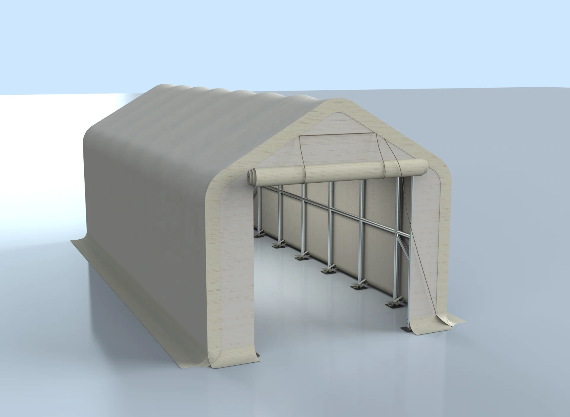ATV Canopy Bus Tent PVC Steel Frame Carport for Cars Warehouses and Garages Versatile Shed Car Garage Tent