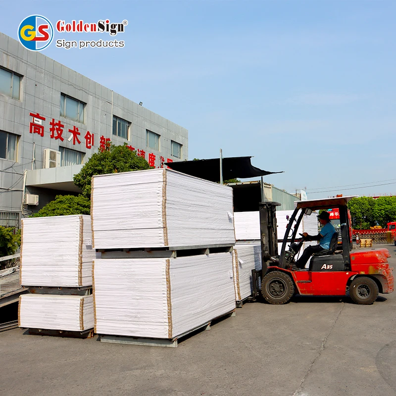 Goldensign 4x8 PVC Foam Board Signs 2mm 18mm White Pvc Free Foam Sheet Forex Foam Pvc Board