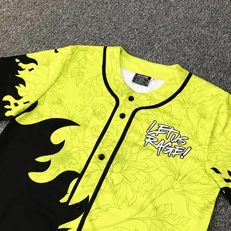 Bulk Yellow Blank Baseball Jerseys 