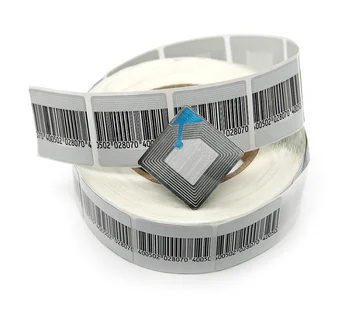 8.2 MHz Anti Theft Alarm Soft Label Alarm Eas System Clear RF Sticker Label for Cosmetics Have in Stock