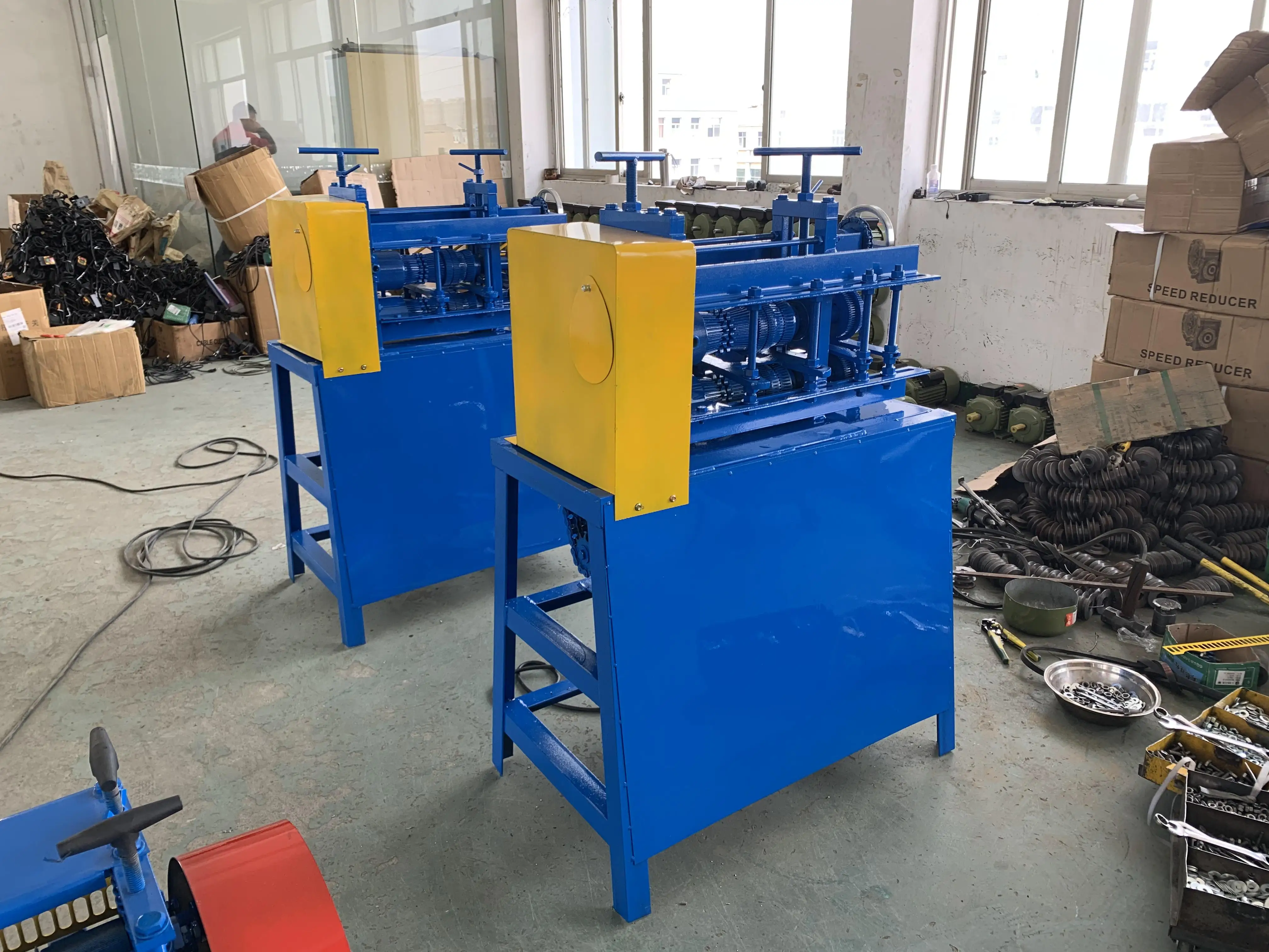 Rj2022 Semiautomatic Big Size Wire Recycling Machine Semi Auto Wire