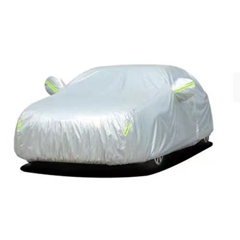 Waterproof Sunproof Dust Proof Car Cover Universal Aluminum film car cover for five seat vehicles