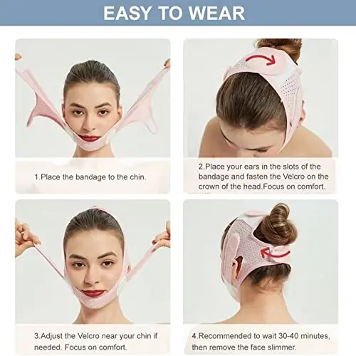 Face Lift Face Slimming Strap Double Chin Reducer Band V Line Face Lifting Bandage