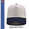 beige + bleu marine