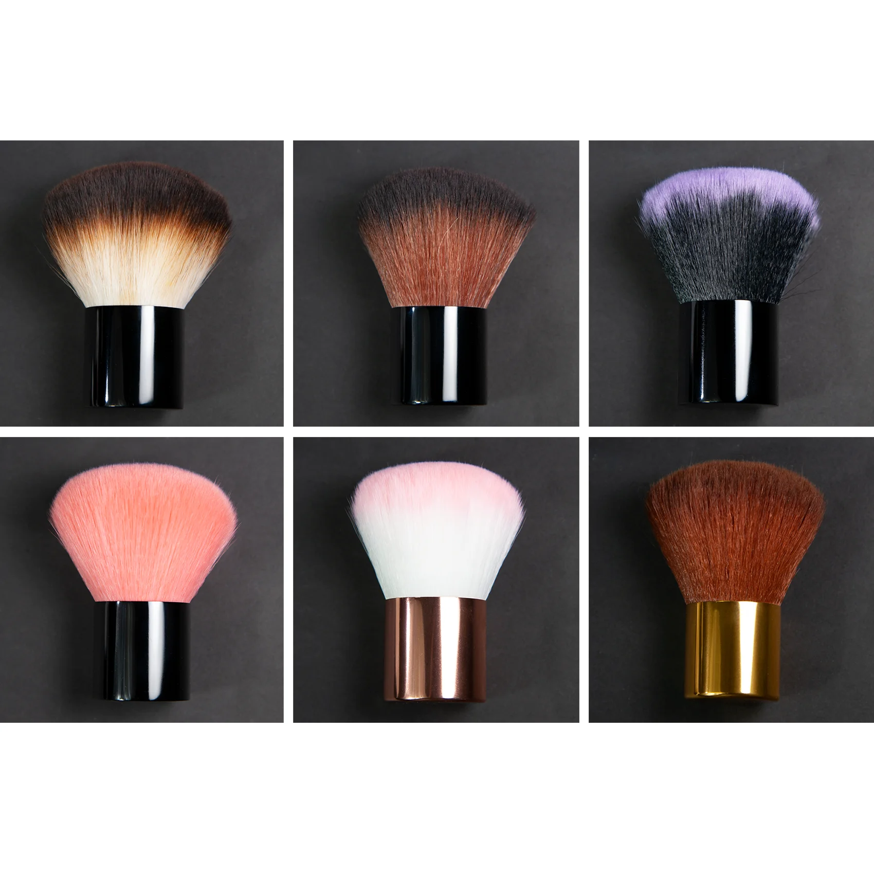 Изготовленный на заказ логотип по индивидуальному заказу оптом кисть Кабуки метка частного назначения кисти для загара щетка с упаковкой и