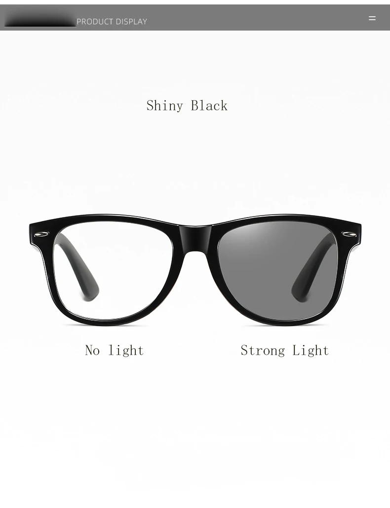 Pc Rivet Uv400 Day Night Vision Glasses Anti Blue Light Blocking Computer Phone Photochromic 2344