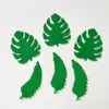 medium green leaves 6pcs
