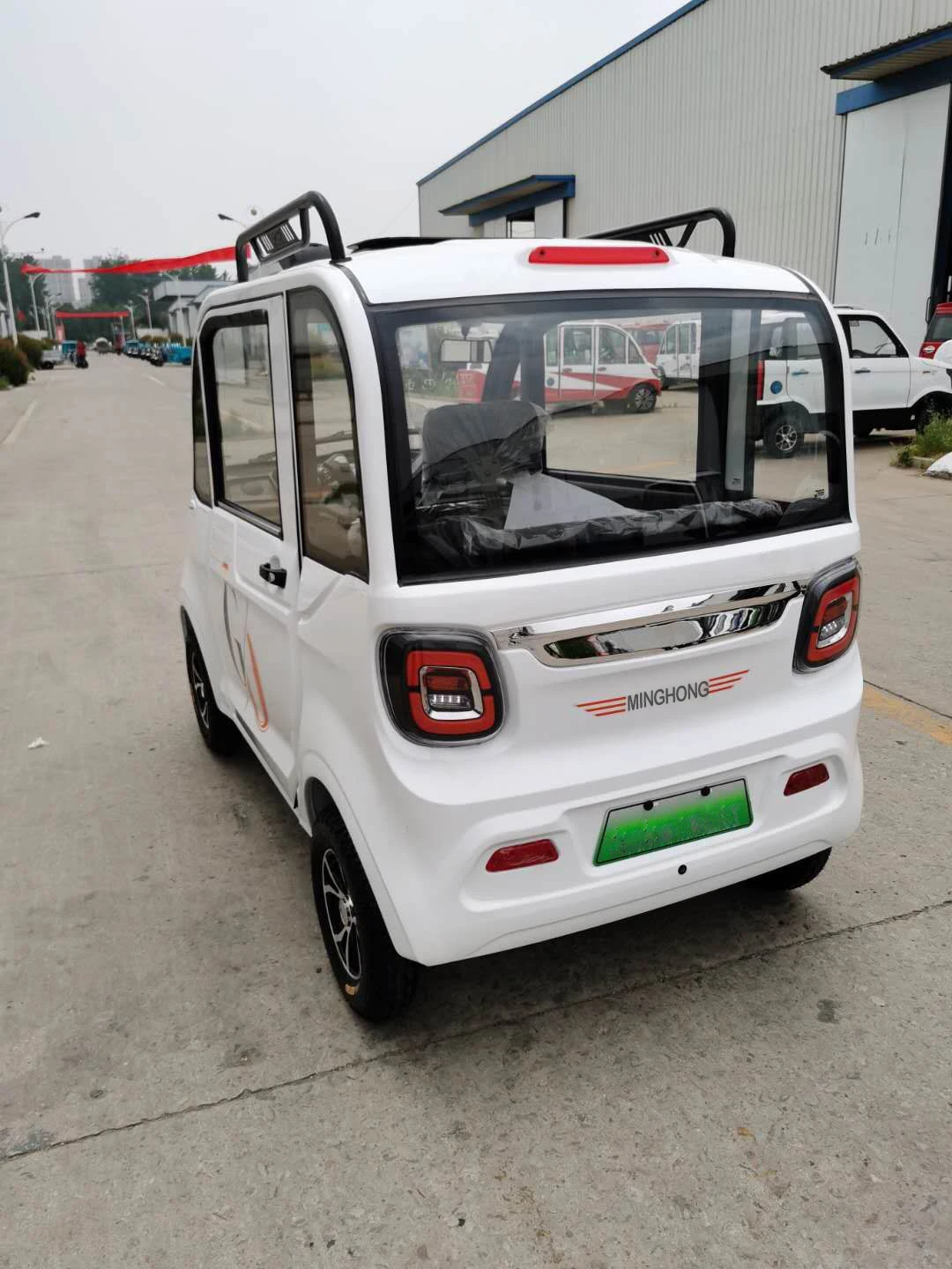 Popular high quality electric vehicle with solar panel electric mini ...