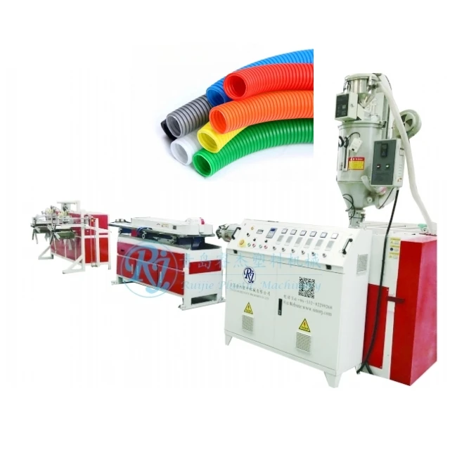 Extrudens Tuborum Corrugatorum Simplex Paries HDPE, Machina Tuborum PVC Ductilis, Productio Linea