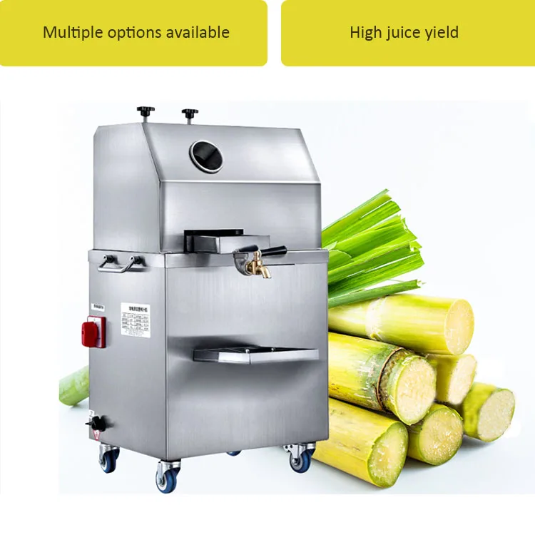 2023 Hot Selling Sugarcane Juicer Machine Small Electric Sugar Cane