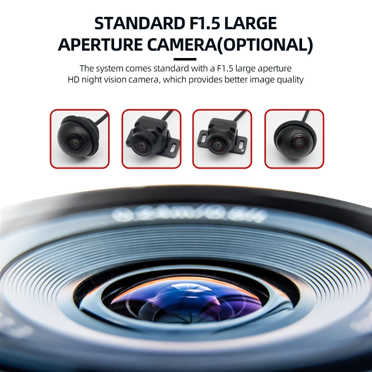 Wemaer 360 Degree AI Car Camera System for Vehicles and Pedestrians Detection & Monitoring - Car Driving  Safety Solution details