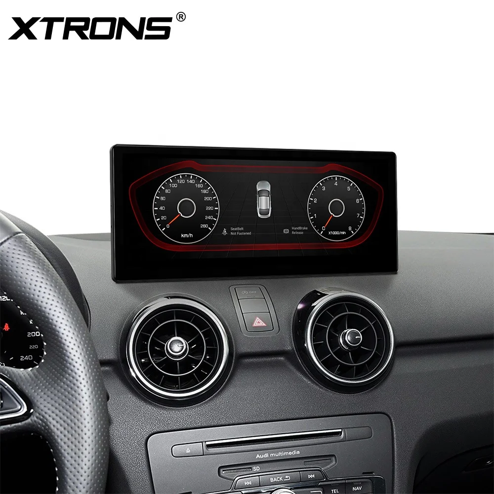 XTRONS 12.3 Inch Octa Core 4+64GB Global 4G LTE Android Car Stereo Multimedia Player with Fully-laminated Screen for Audi A1
