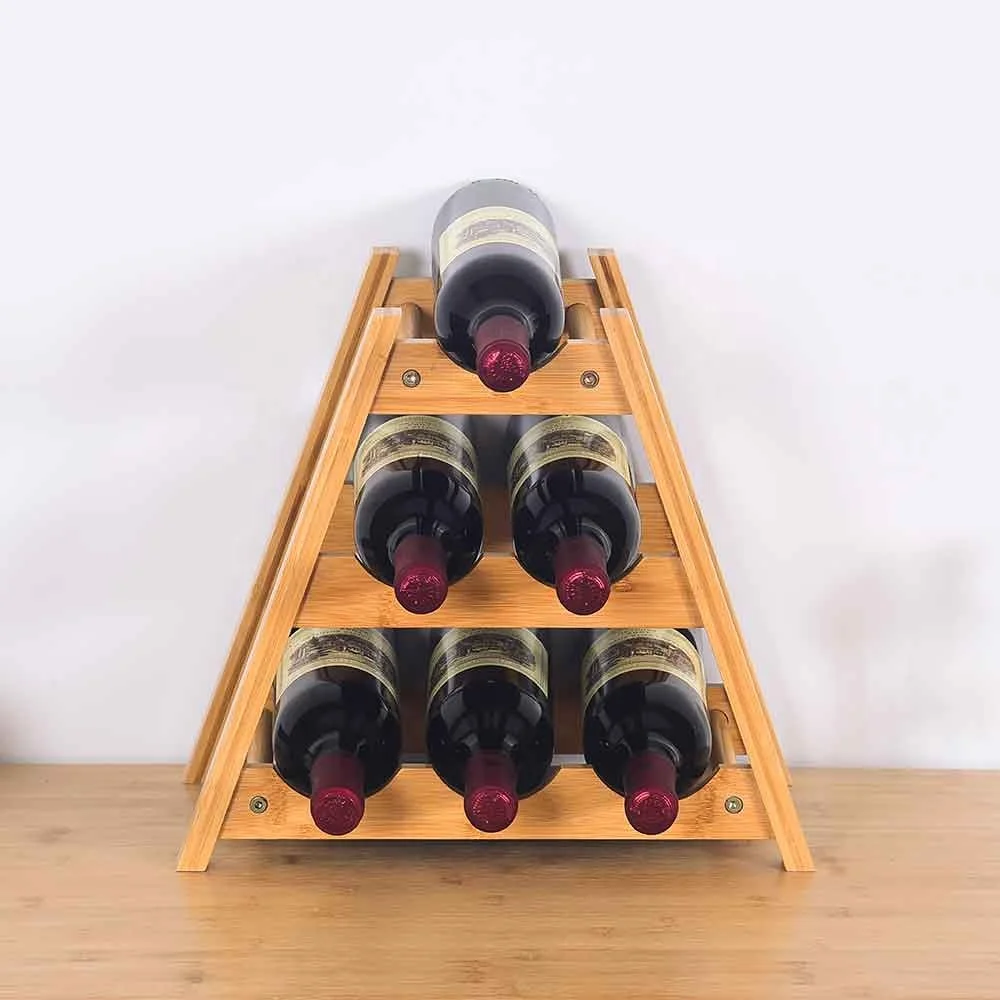 Regal Pyramide Stylish Pyramid Wine Rack for Bottles