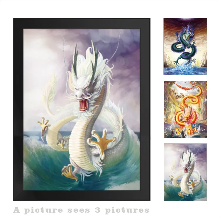 China Factory 3 Images Change 3d Effect 3d Lenticular Poster 3d Flips Picture