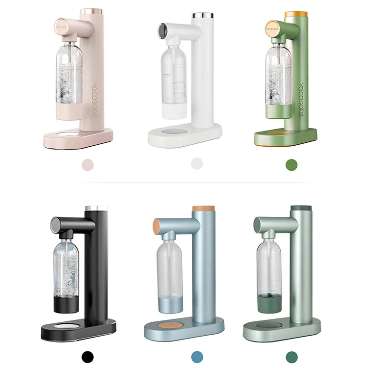 Sparkling Water Maker and Soda Streaming Carbonator Machine for Home Infuses Flavor While Carbonating Beverages