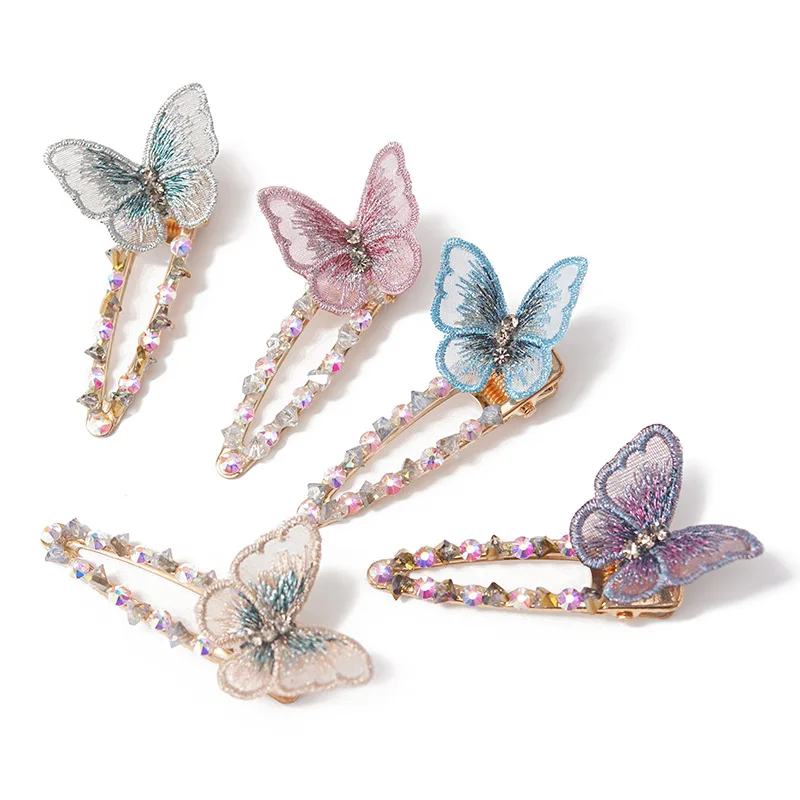 Wholesale Butterfly Hair Clip For Women Rhinestone Hair Clip Hair Pins  Accessories - Buy Butterfly Hair Clip,Rhinestone Hair Pins,Women Hair  Accessories Product on 