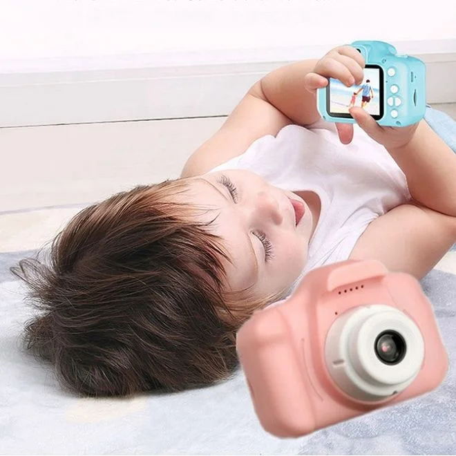 
 2,0 Inch IPS/HD экран противоударный ребенок цифровой селфи HD видеокамера X2 детские мини-камера для От 3 до 14 лет  