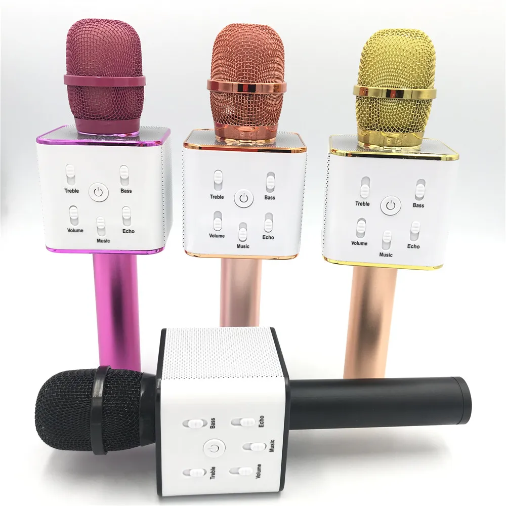 bluetooth Karaoke Speaker Portable Microphone Studio Player Singing Recorder