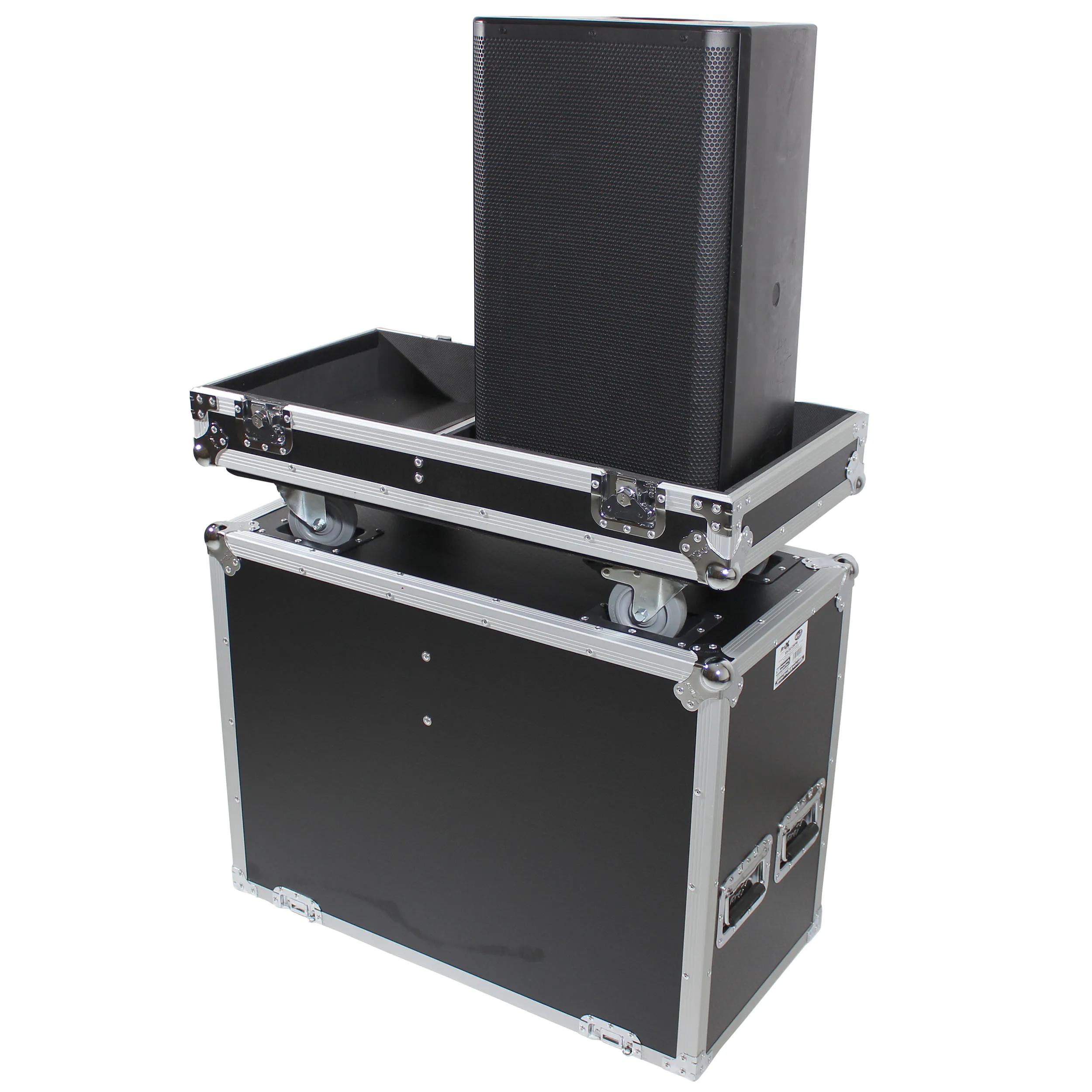 Universal ATA Flight Case for Two 12 Inch Speakers