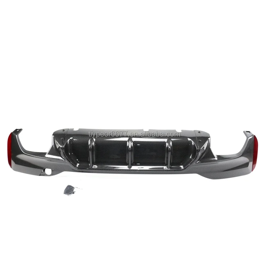 product tiypeor rear diffuser m sport rear diffuser for bmw 5 series g30 g31 2018   2020 rear lip m5 style-9