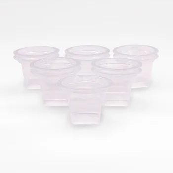 Disposable clear plastic mini cup jelly dessert fruit 40ml pudding jelly PP plastic cup packaging container