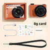 Vintage OrangeNo card + stickers + lanyard + ch