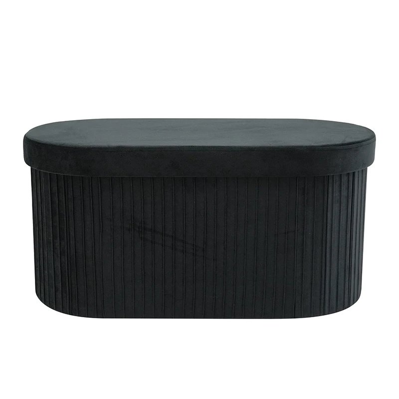 High Quality Household Furniture Folding Storage Ottoman Stool Ottoman Bench