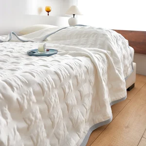 New Collection Features Lightweight and Breathable Knitted Cotton Bubble Blankets.