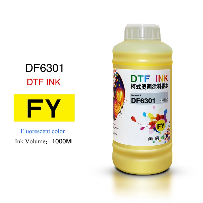 1000ml gorgeous fluorescent color dtf ink