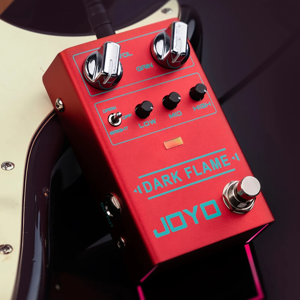 JOYO R-17 DARK FLAME Distortion Pedal - High Gain Metal Effect