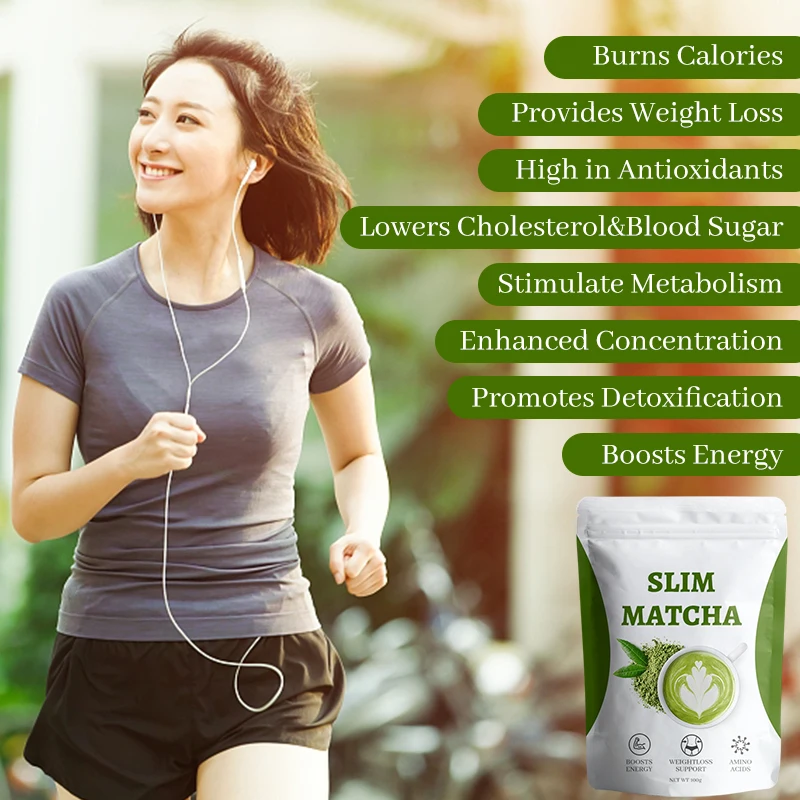 Oem Private Label Organic Slimming Matcha Powder Green Tea Matcha Tea