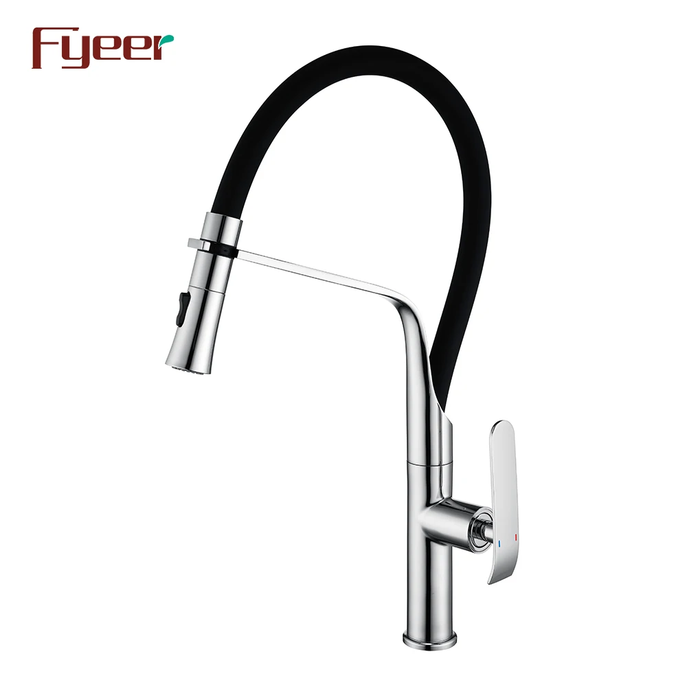 Fyeer 新黄铜厨房水龙头 带柔性软管下拉喷雾 Buy 厨房灵活水龙头 厨房水槽 水龙头 拉下厨房水槽水龙头product On Alibaba Com