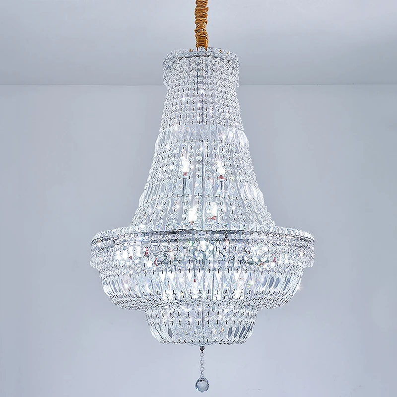 Breathtaking Unique Wedding Decoration Ideas Pendant lights to Brighten Luxury Waterproof Outdoor Wedding Crystal Chandeliers