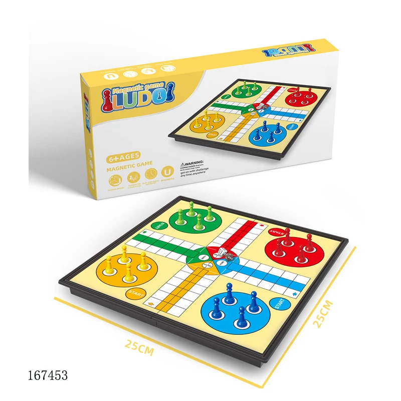 Daerzy Ludo portátil jogos de tabuleiro Jogo de vôo dobrável Xadrez Voador  Entretenimento Presente educacional para crianças Alunos Adultos Família  Viagem escolar em casa