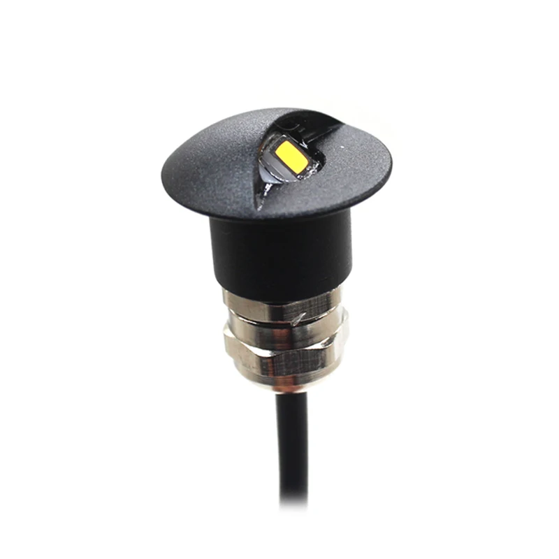 LUMENGY 6-Pack LED In-Ground Pavers Lights - 1W, 12V-24V, Warm White Ring Effect, Stainless Steel