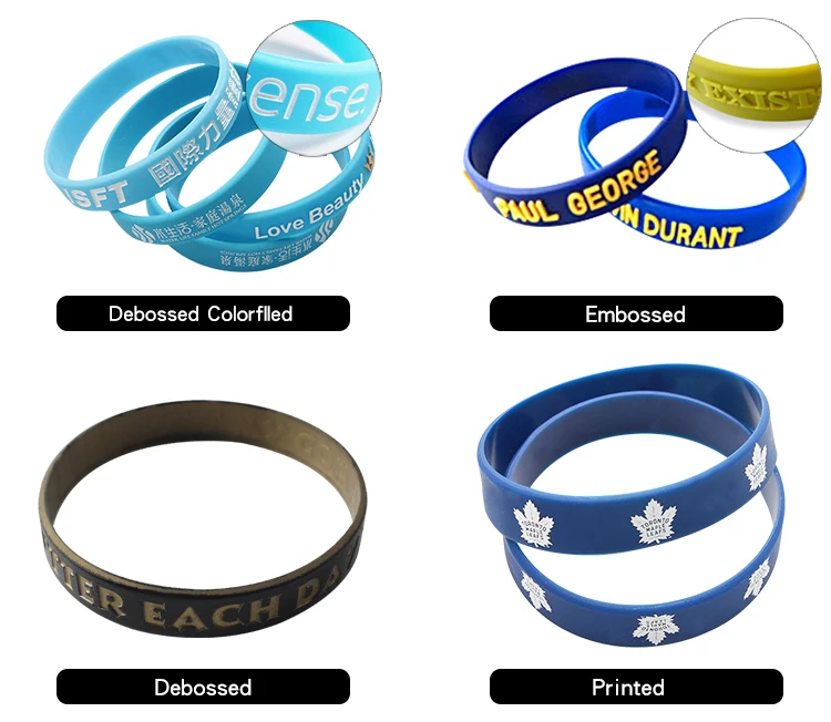 Wholesale Custom Your Own Rubber Bracelet Wristband With Promotional ...