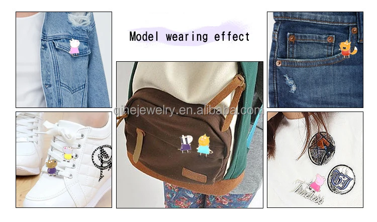 Badge manufacturers custom shapes cartoon anime lapel pin maker metal soft and hard enamel pins