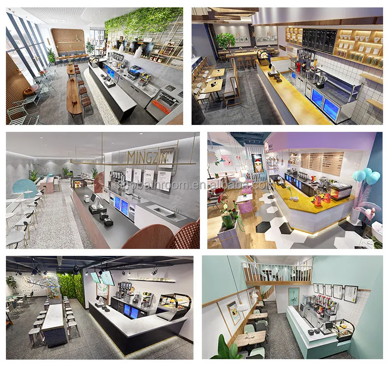 Bubble Tea Store Design Milk Tea Shop Equipment Juice Bar Bubble Tea