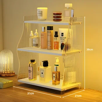 Customizable Acrylic Wood Transparent Clear Desktop Cup Cosmetic Holder Storage Box Organizer Acrylic Display Stands