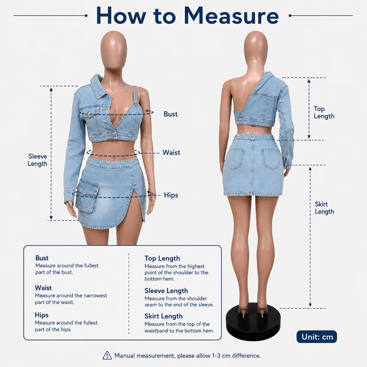 Size measurements