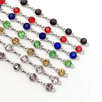 Handmade Premium Color Alloy Drill Chain Luxury Fashion DIY Jewelry Accessories for Decoration and Making