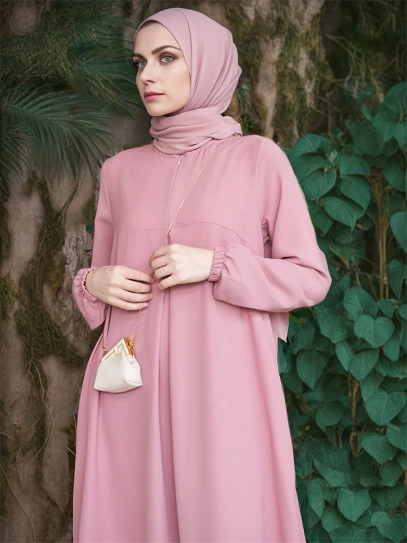 Islamic Ethnic Clothing Ladies Muslim Kaftan Dresses Robe Modest Arab ...