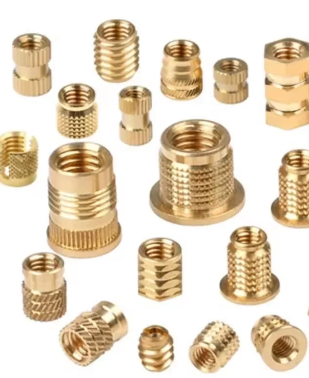 M2 M3 M4 M5 M6 M8 Brass Nut Knurled Thread Inserts Insert Nuts