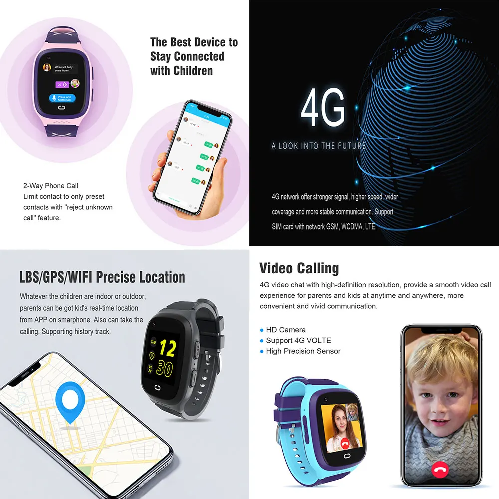 Android Wear Smartwatch Play Games Android 4G Sim Card Smartwatch