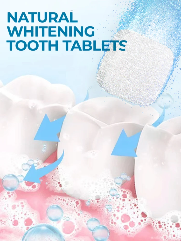 High Quality Solid Toothpaste Tablets Mint Stain Remover Portable