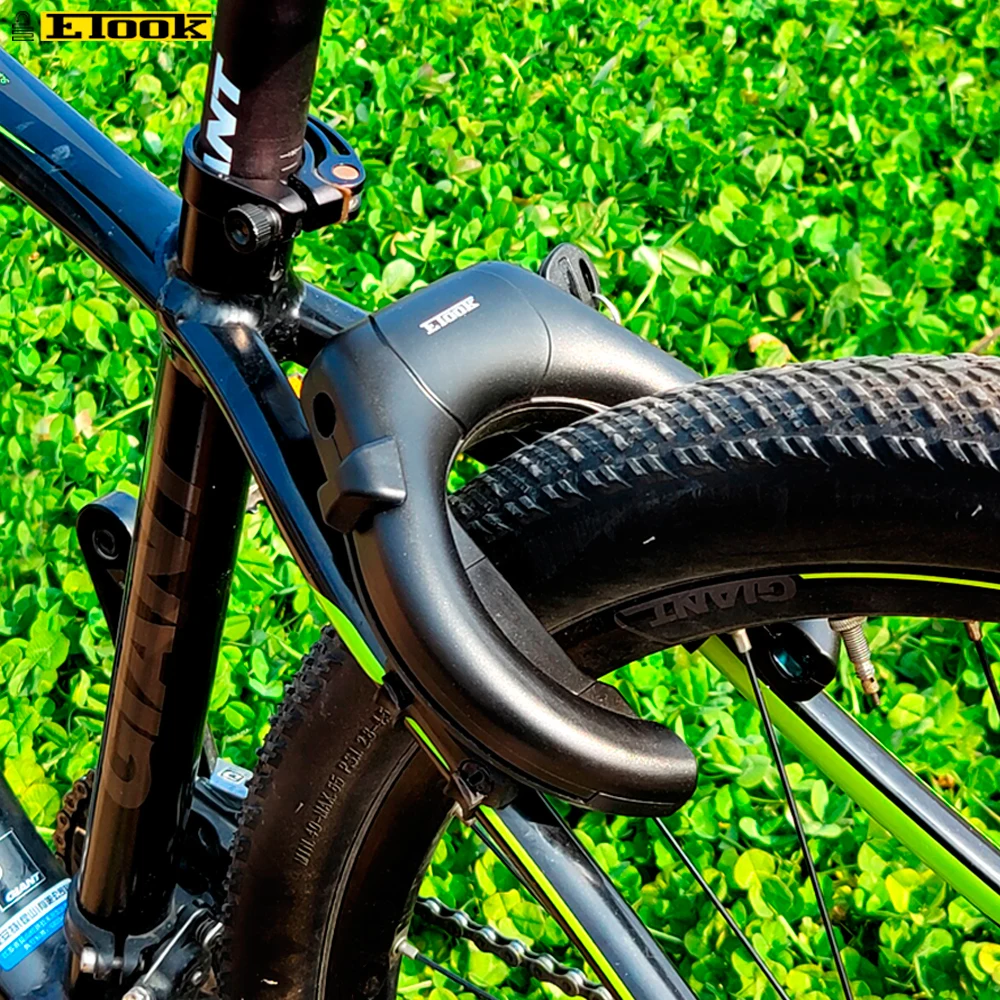 ETOOK New Arrival Waterproof Anti-Rust Anti-theft Horseshoe Lock Bike Frame  Lock MTB Bicycle Locks