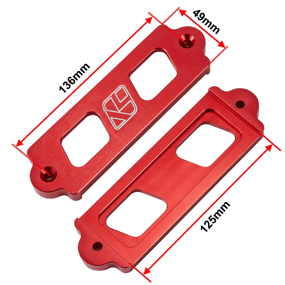 Red Billet Aluminum Battery Tie Down For Honda Civic, Integra, CRX, S2000, EG, EK, DC2